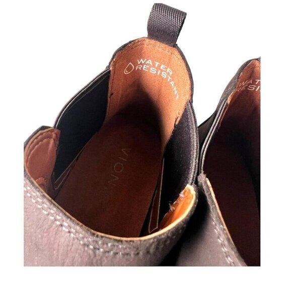 Vionic Womens Chocolate Brown Suede Pull On Chelsea Boots Sz 7 M New - Picture 6 of 14